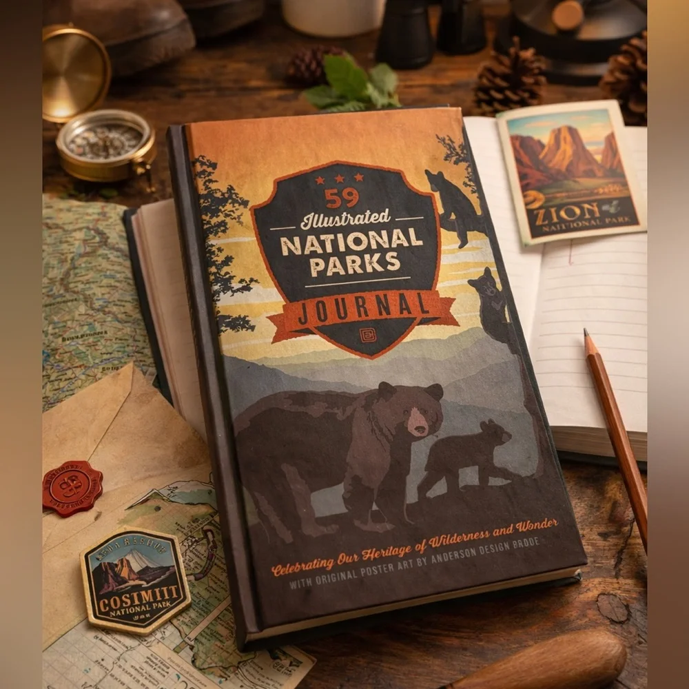 59 Illustrated National Parks Journal | Anderson Design Group Adventure Book